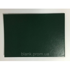 Папка А4 альбомна зелена для документів адресна