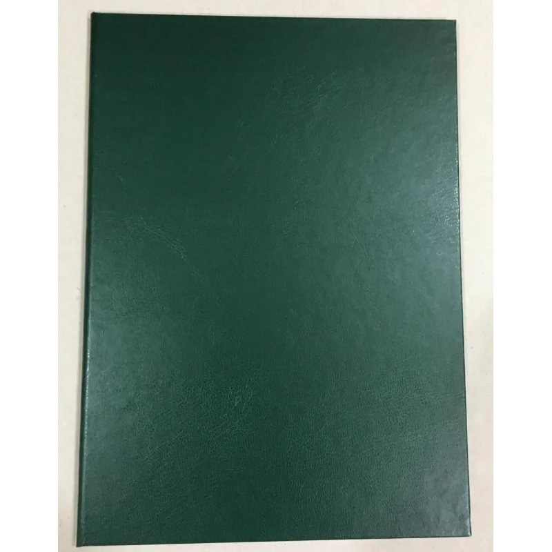 Папка А5 зелена для документів адресна