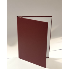 Папка А4 для архіву тверда бордова, папка для діловодства