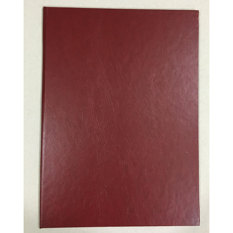 Папка адресна для документів А4 бордова Папка адресна для документів А4 бордова