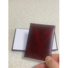 Заготівля для посвідчення (10*7см) м`яка вертикальна (посвідчення бордове) Заготівля для посвідчення (10*7см) м`яка вертикальна (посвідчення бордове)