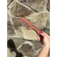 Гребінець із чорного сандалу з ручкою дерев“яний (сандаловий гребінь)