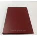 Папка А4 для архіву тверда бордова, папка для діловодства