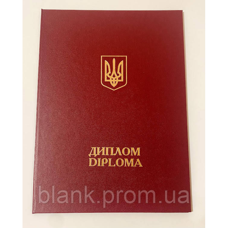 Обкладинка для диплома А4 бордова