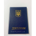 Бланк диплома темно-синій