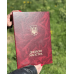 Обкладинка для диплома МАГІСТРА А4 бордо тверда (червона) Обкладинка для диплома МАГІСТРА А4 бордо тверда (червона)